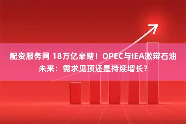 配资服务网 18万亿豪赌！OPEC与IEA激辩石油未来：需求见顶还是持续增长？